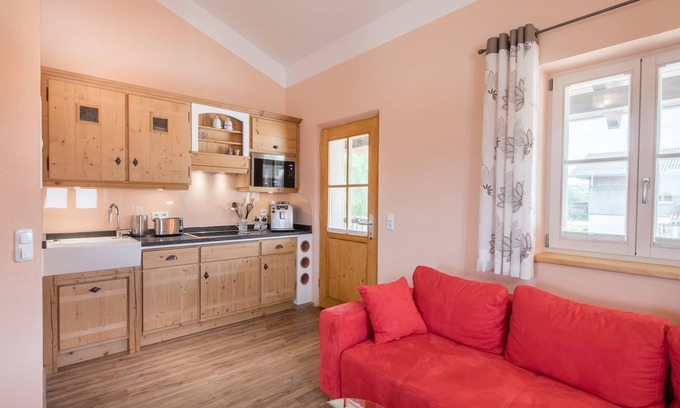 Petting Apartment | Seeblick Retreat: 10/10 Rated with Spa & Family Amenities