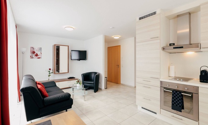 Bad Urach Apartment | Cozy Ferienwohnung 5 with Kitchen & Breakfast Included