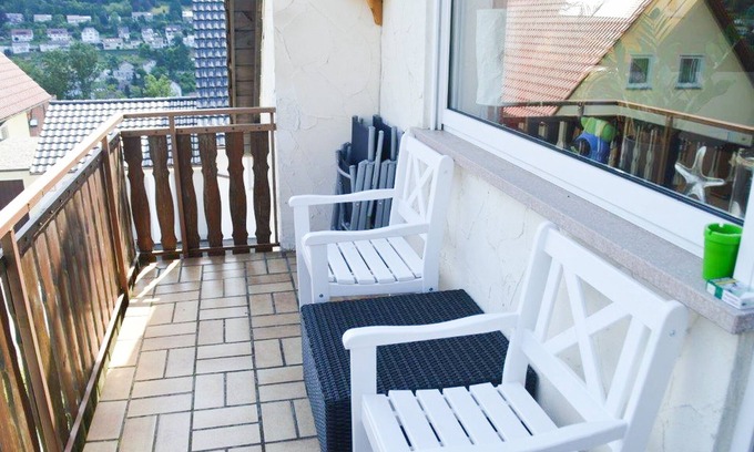 Albstadt Apartment | Spacious 3-Bedroom Family Retreat with Balcony & Kitchen