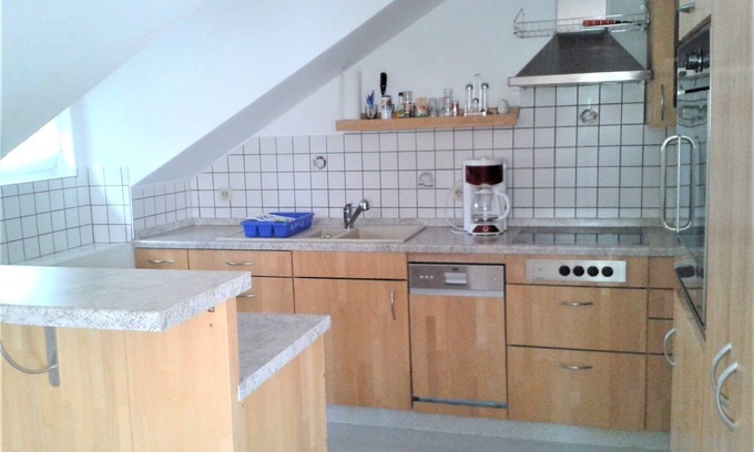 Bad Waldsee Apartment | Cozy 2-Bedroom Apartment with Balcony & Breakfast Included
