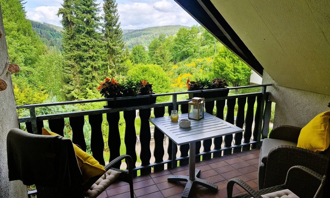 Triberg im Schwarzwald Apartment | Cozy 2-Room Apartment by the Woods, Ideal for Couples