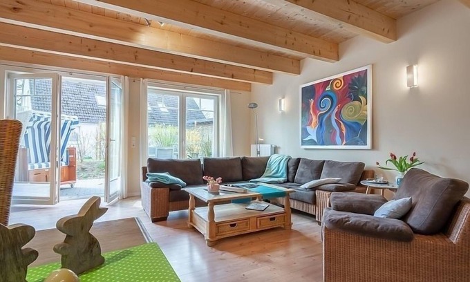 Langholz Apartment | Inviting Apartment for 4 with Ocean View in Waabs