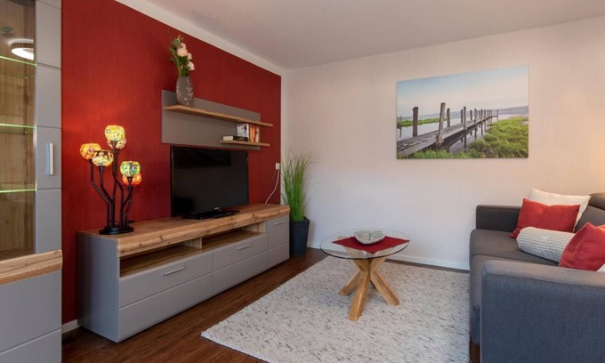 Dahn Apartment | Ocean View Comfort at Ferienwohnung Arendt - Family-Friendly Stay