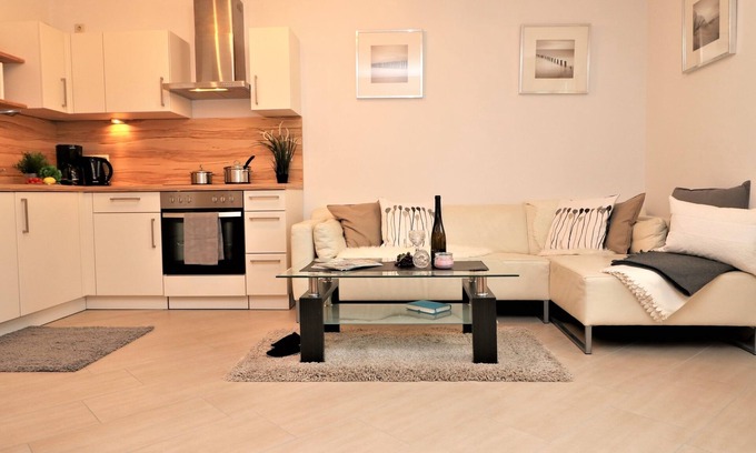 Ostseebad Wustrow Apartment | Oceanfront Retreat with Balcony Steps from the Dune