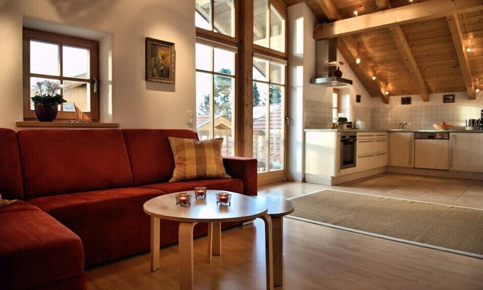 Grabenstatt Apartment | Cozy Penthouse Retreat with Stunning Mountain Views