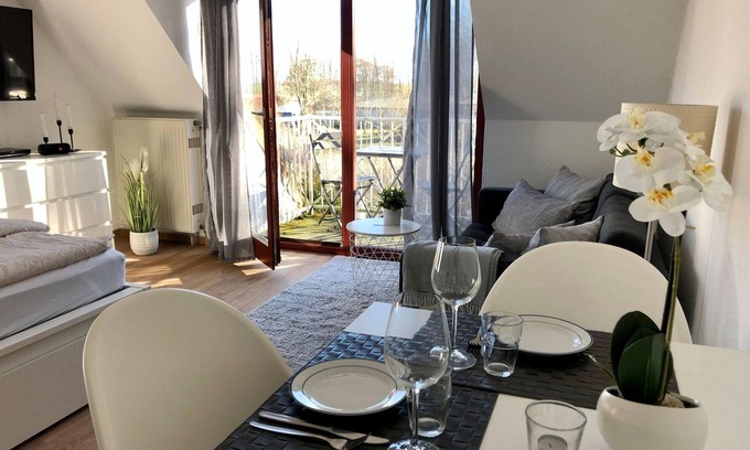 Gustow Apartment | Delightful "Mary Poppins" Retreat with Balcony near Nature
