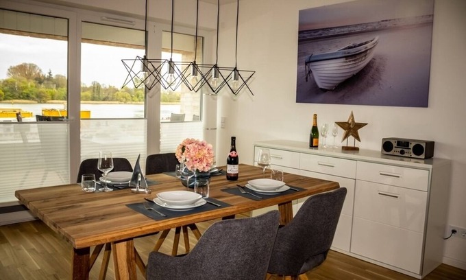 Kappeln Apartment | Welcoming Riverside Retreat in Kappeln for Families