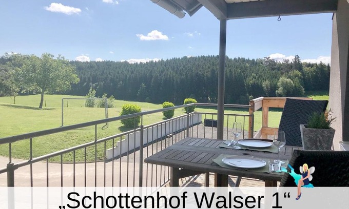 Achberg Apartment | Welcoming Schottenhof Walser 1 - Family-Friendly Getaway