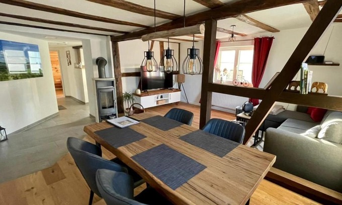 Wiesenthal Apartment | Child-Friendly Retreat at Ferienwohnung Zur Rhön Tischlerei