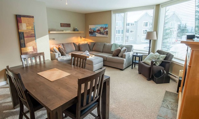East Kootenay Condo | Fernie Timberline Lodges: Relax by the Pool and Spa