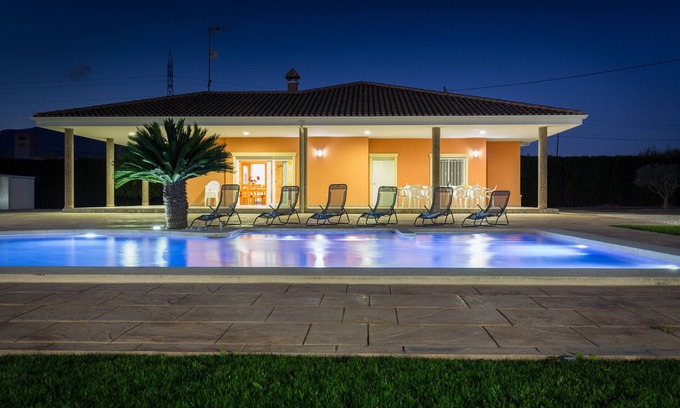 Crevillente Villa | Fidalsa Dom Perignon: Guest Rated 10/10 with Spa & Pool