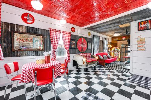 Llano House | Cozy Fifties Diner-Style Llano Home with Fire Pit Access