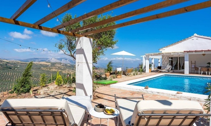 Colmenar Villa | Top-Rated Finca Águilar Colmenar with Private Pool & Spa