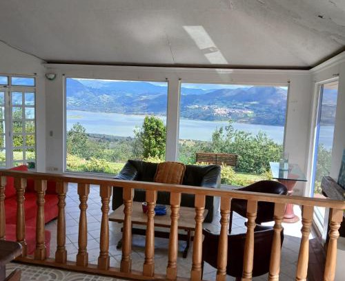 Guatavita House | Finca azul - finca el refugio de la montaña - tomine