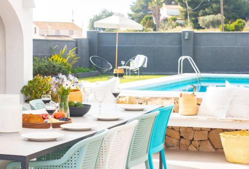 Benissa Villa | Relax at Finca Tossalet with Ocean Views and Pool Access
