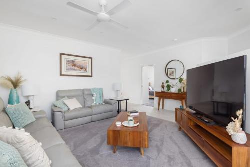 Fingal Bay House | Coastal Retreat at Fingal Shoreline Oasis with Ocean Views