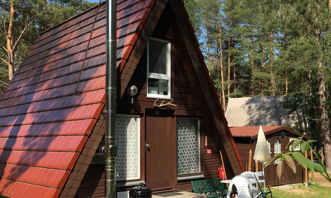 Adamswalde House | Serene Finnhütte Dirk-Dieter with Private Beach Access
