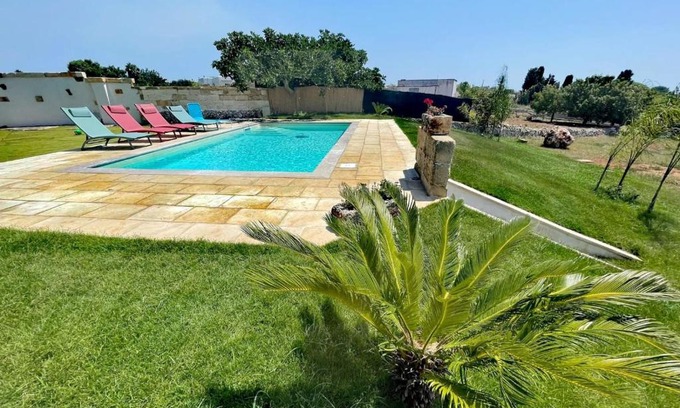 Gagliano del Capo House | Fiorillo Cottage: Pet-Friendly Retreat with Pool & 10/10 Score