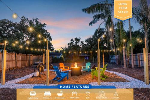 College Park House | Cozy Oasis with Fire Pit & Grill, 2 Miles from Downtown Orlando