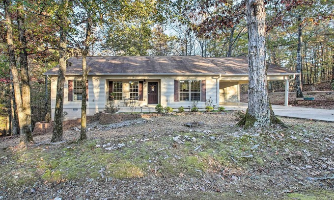 Hot Springs Village House | Serene Hot Springs Retreat with Fire Pit & Pool Access!