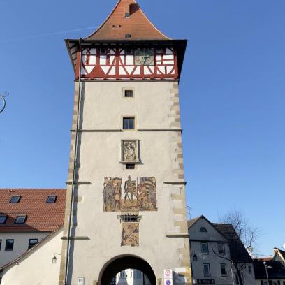 Waiblingen House | Fire TV, Zimmer mit Arbeitsplatz im Stadtzentrum
