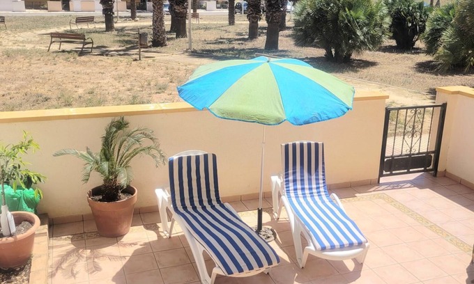 Mar de Cristal Apartment | Cozy Apartment with Pool & Garden Steps from the Beach