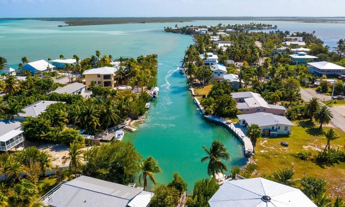 Bay Point House | Fish Camp: Canalfront Retreat Steps from Key West