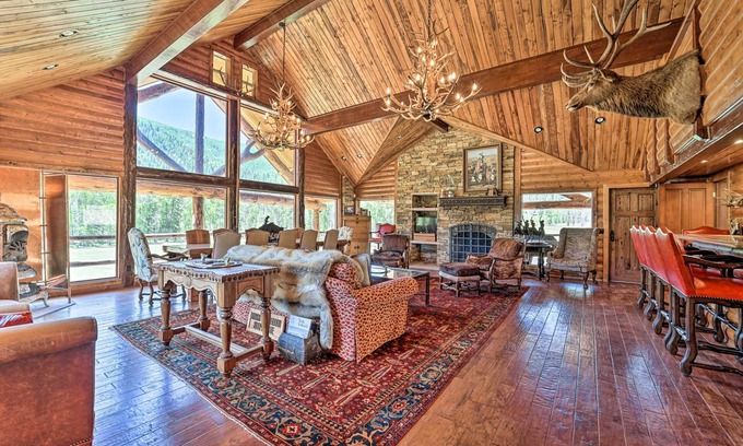 Dolores Cabin | Inviting Ranch Retreat with Hot Tub & Game Room Awaits