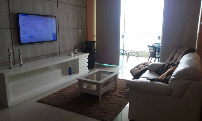 Praia Grande Apartment | Ocean View 3-Bedroom Suites with Pool Access