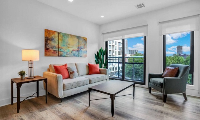 Newark Apartment | Vibrant 1BR Retreat Near EWR with Free Parking & Gym