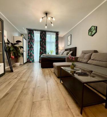 Opole Apartment | Stylish Flaming Apartment with Balcony in City Center