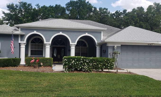 Grand Oaks House | Relaxing Florida Getaway with Pool, Spa & Ocean Views