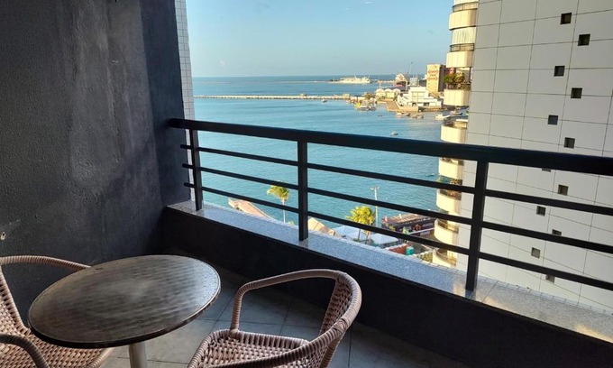 Mucuripe Apartment | Elegant Iate 1211 Beira Mar Fortaleza with Ocean Views