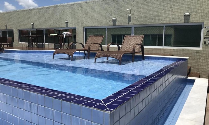 Cabedelo Apartment | Oceanfront Flat Beira Mar de Intermares with Private Beach