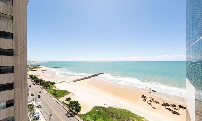 Areia Preta Apartment | Scenic Beachfront Flat with Family-Friendly Amenities in Natal