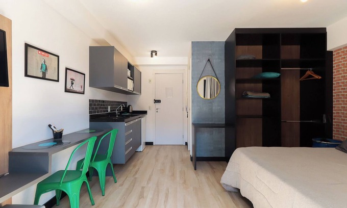 Santa Ifigenia Apartment | Flat com academia próximo à estação da Luz