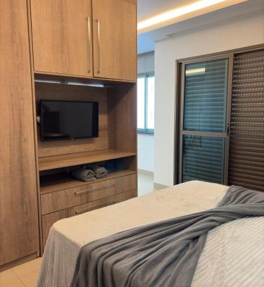 Santa Fe Apartment | Flat com acesso privativo ao Shopping - Edifício Manhattan