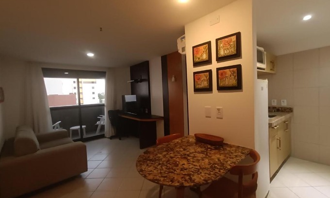 Ponta Negra Hotel | Seaside Flat with Balcony: 4-Star Stay, Perfect for Families