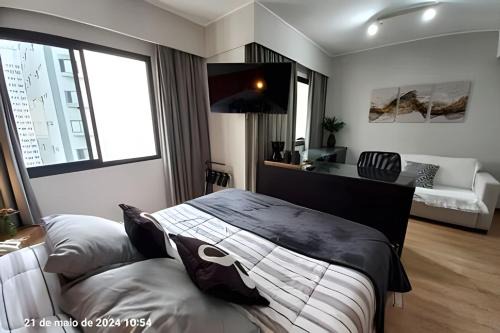 Moema Hotel | Modern UH 508 Flat in Moema with Pool & Restaurant