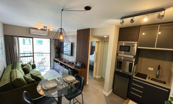 Cerqueira Cesar Apartment | Discover Flat Jardins: Elegant Stay with Spa & Pool Access