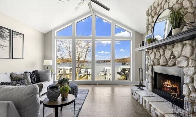 Gravois Mills House | Lakefront Retreat with Private Dock and Ocean Views