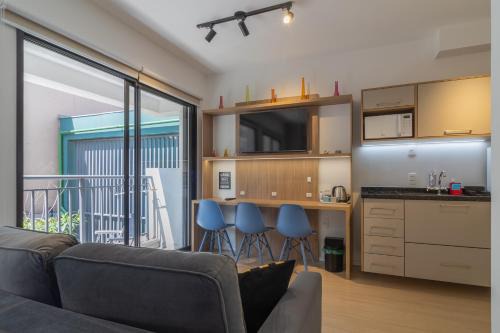 Sao Paulo Apartment | Modern Flat Steps from Vila Madalena Metro Station