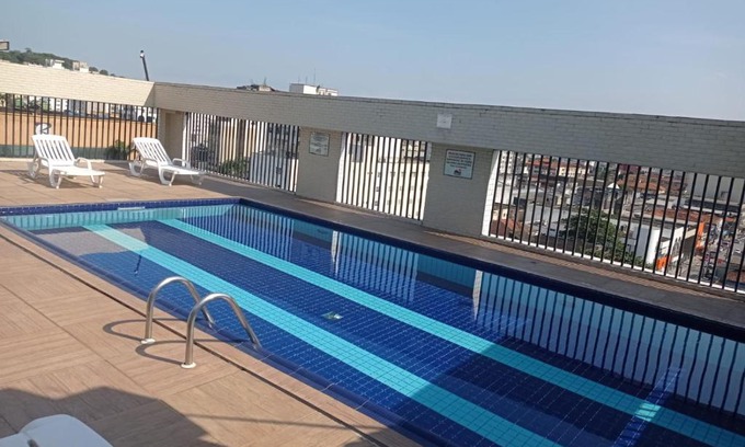 Sao Vicente Apartment | Experience Comfort at Flat Palladim with Ocean Views