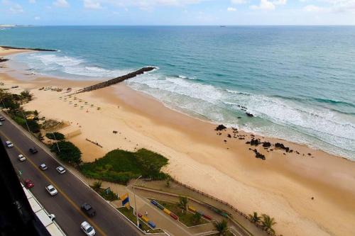 Areia Preta Apartment | Oceanfront Flat for 2 with Spectacular Beach Views