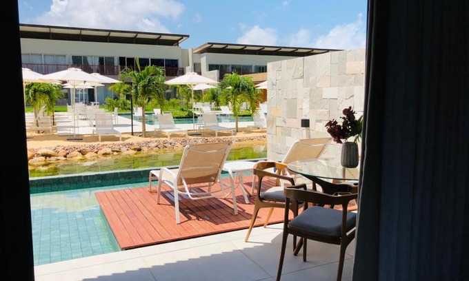 Pipa Apartment | Experience Flat Pipa: 4-Star Stay with Pool & Hot Tub