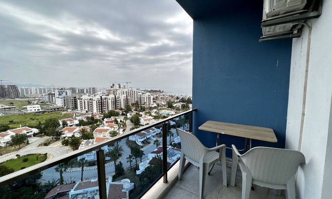 Trikomo Apartment | Relaxing Flat with Pool & Balcony 10 Min from Iskele Beach