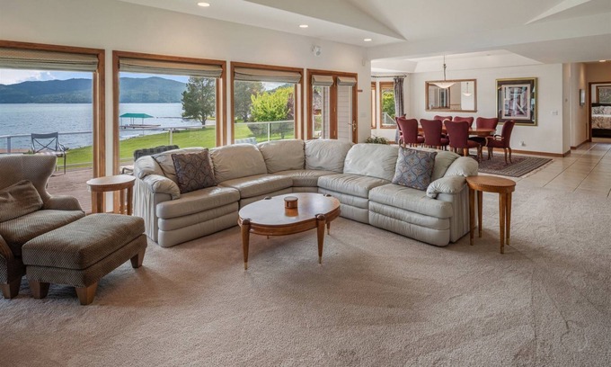 Sandpoint House | Waterfront Family Retreat - 5 Bed, Pool & Hot Tub Oasis