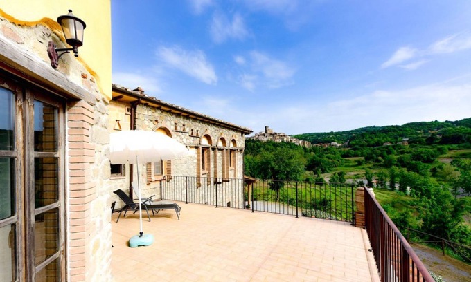 Arcidosso Apartment | Scenic Flat with Panoramic Terrace on Monte Amiata