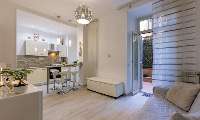 San Giovanni Apartment | Inviting Inn White Rome: Relax in a Private Patio Retreat