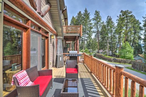 Somers Apartment | Cozy Flathead Lake Getaway with Balcony and Fireplace